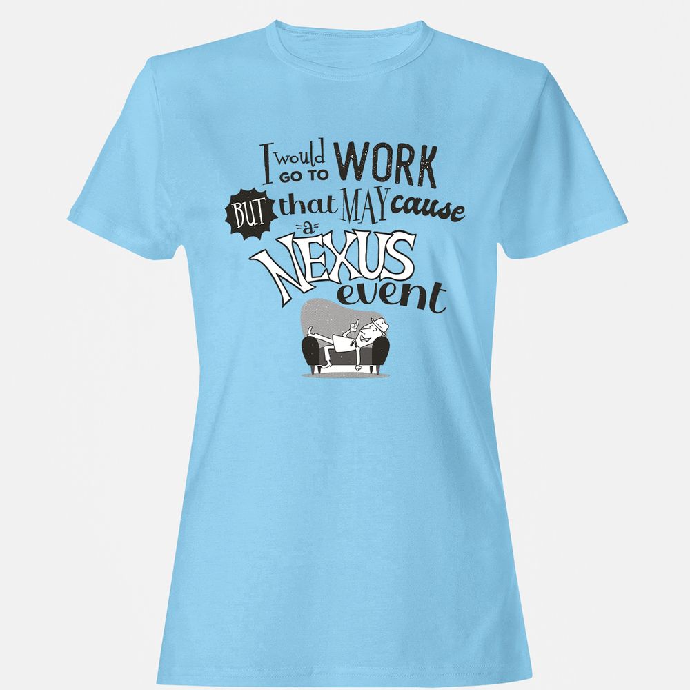 Women's T-Shirt - 53QLC9TE - Light Blue - 8