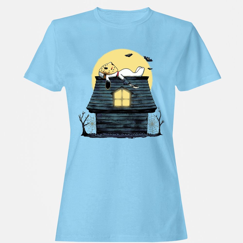 Women's T-Shirt - 3A5FD3FJ - Light Blue - 8