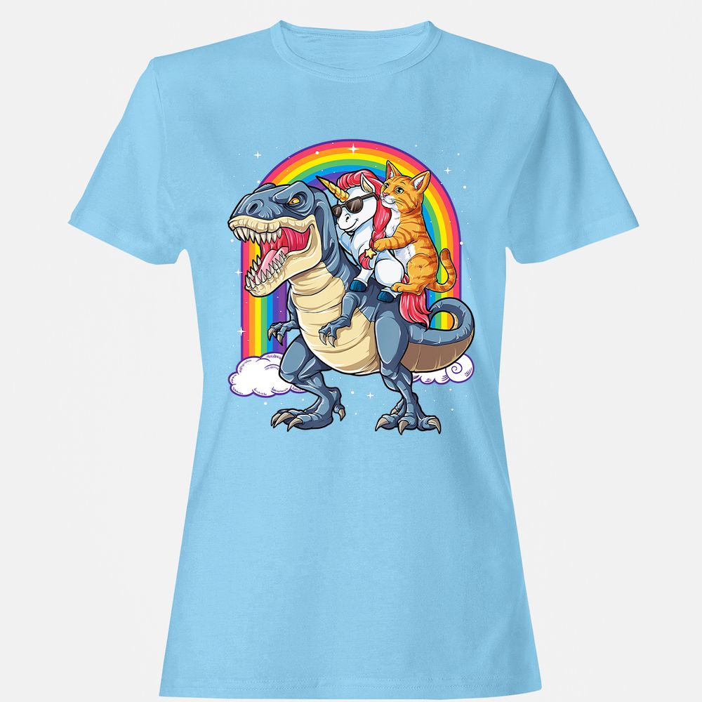 Women's T-Shirt - 14WTYBKM - Light Blue - 8