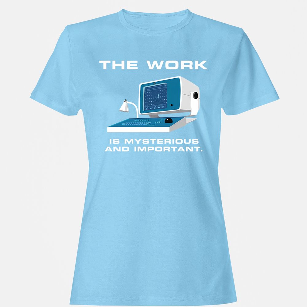 Women's T-Shirt - PMSHDBHQ - Light Blue - 8