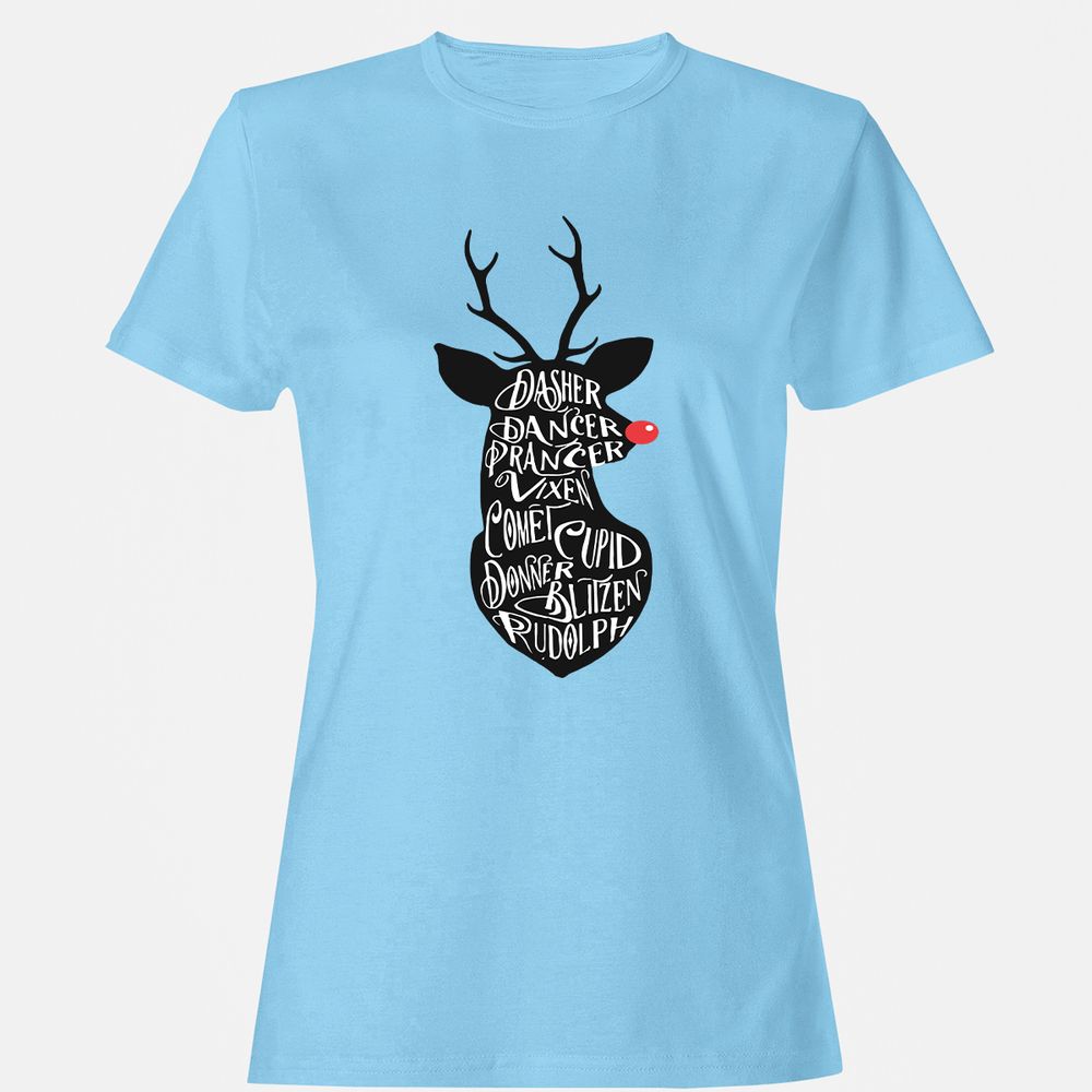 Women's T-Shirt - 514HCCUU - Light Blue - 8