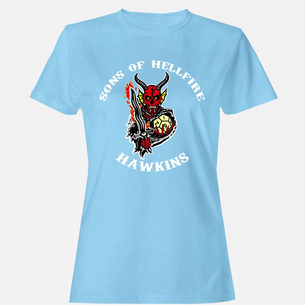 Women's T-Shirt - 83GX75J7 - Light Blue - 8
