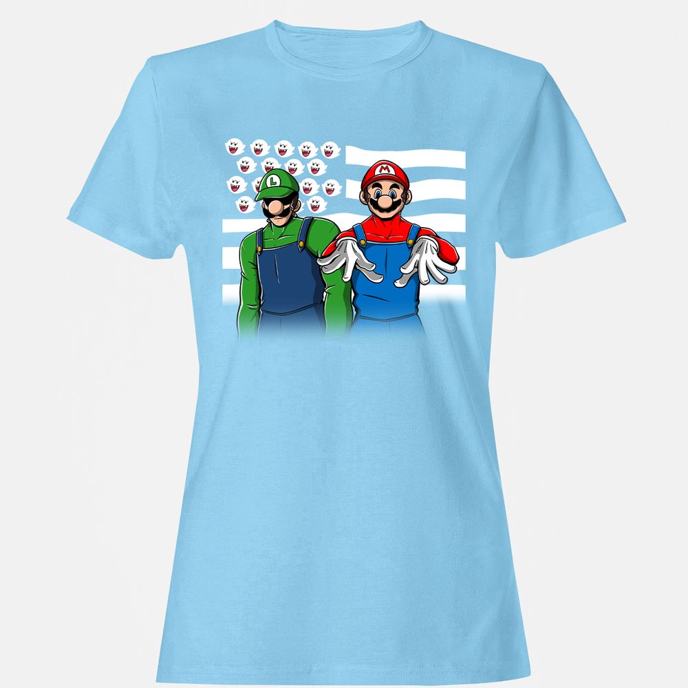 Women's T-Shirt - D2DX1UH5 - Light Blue - 8