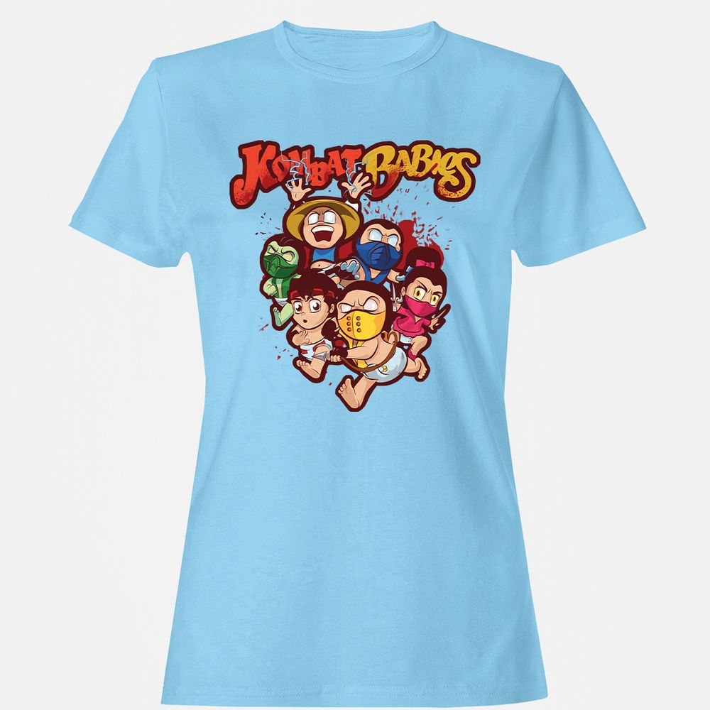 Women's T-Shirt - VMQ1F2GJ - Light Blue - 8