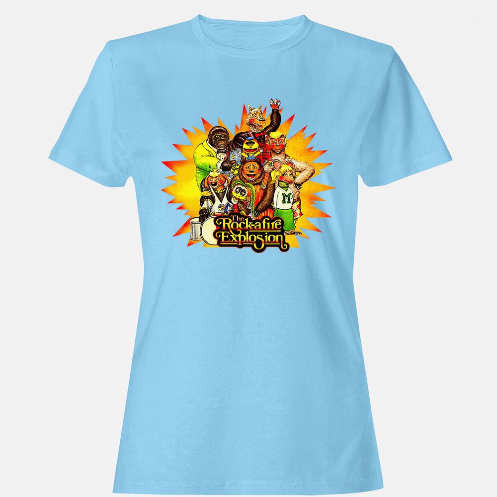 Women's T-Shirt - 5TZHNWS2 - Light Blue - 8