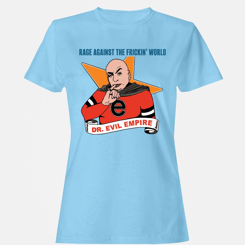 Women's T-Shirt - E9EBDJ9V - Light Blue - 8