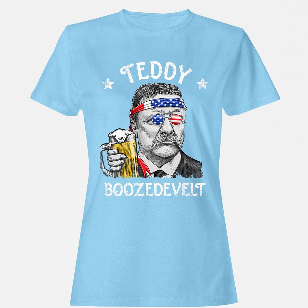 Women's T-Shirt - YXW7HPWT - Light Blue - 8