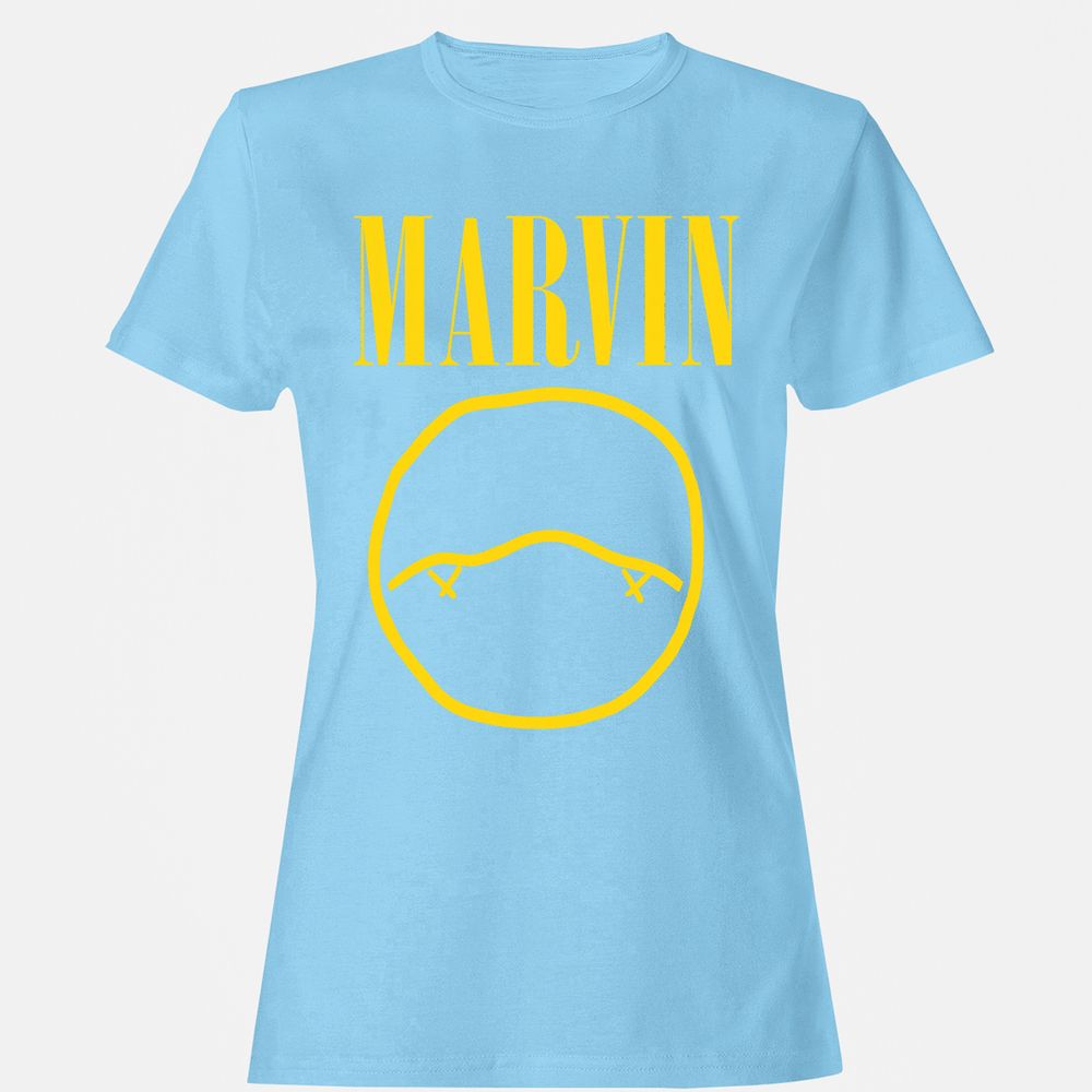 Women's T-Shirt - C4CAE9QT - Light Blue - 8