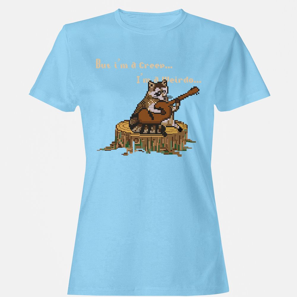 Women's T-Shirt - 7D2KWKHQ - Light Blue - 8