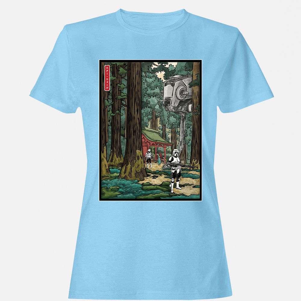 Women's T-Shirt - A1UR8RSX - Light Blue - 8