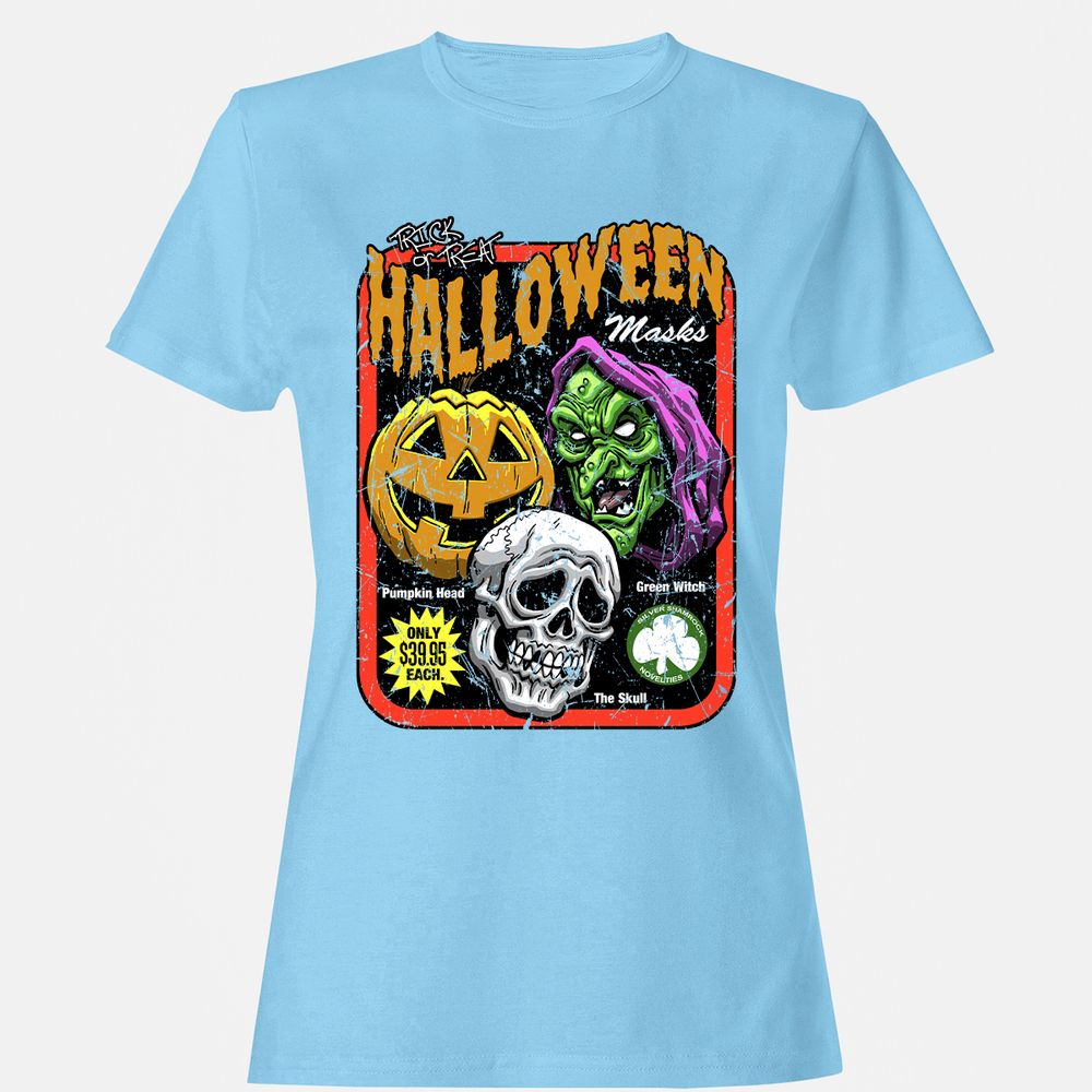 Women's T-Shirt - YX4VNJKJ - Light Blue - 8