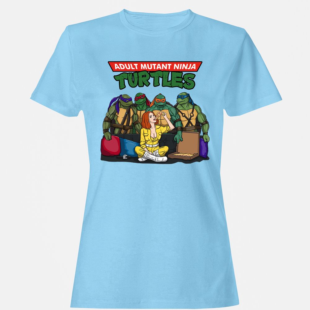 Women's T-Shirt - FQ67AX2H - Light Blue - 8