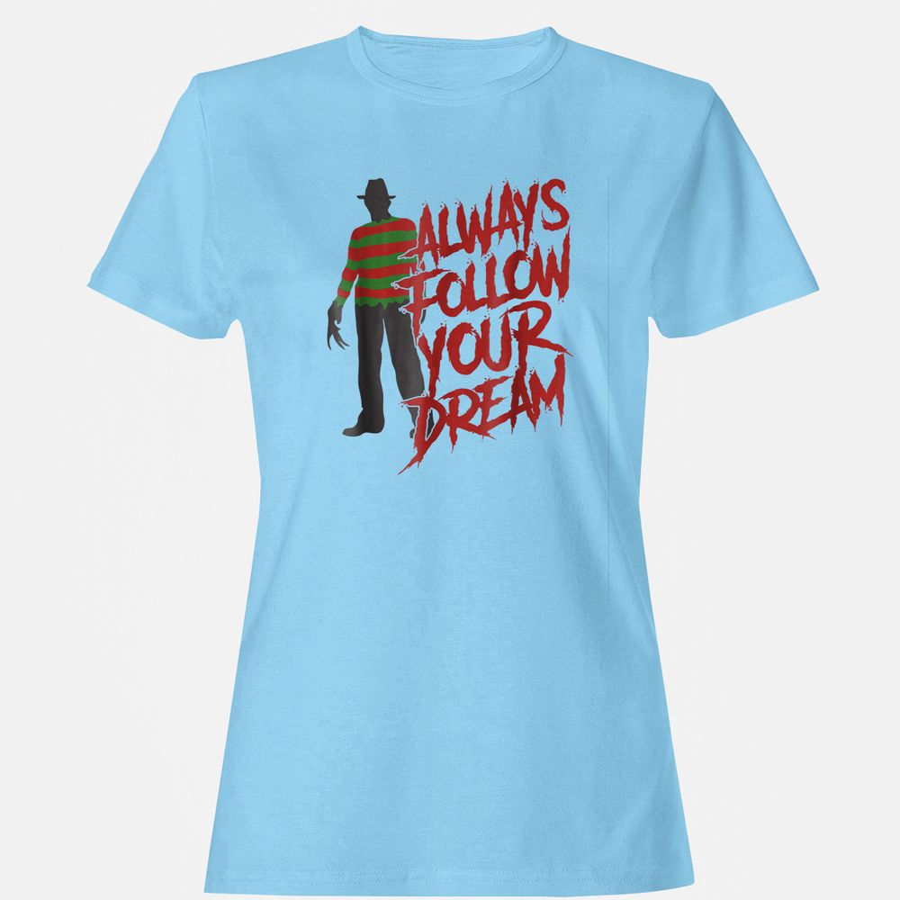 Women's T-Shirt - A3BV5LC4 - Light Blue - 8