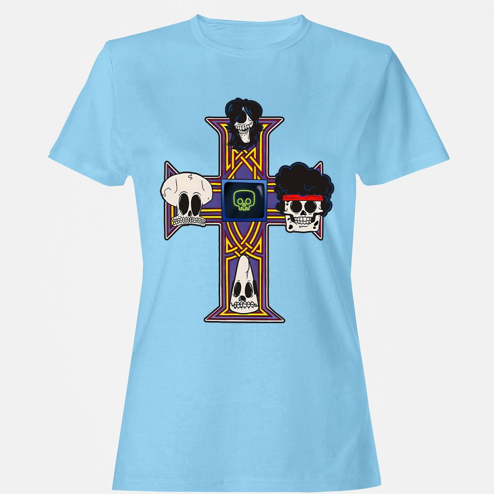 Women's T-Shirt - XS8XZQR2 - Light Blue - 8