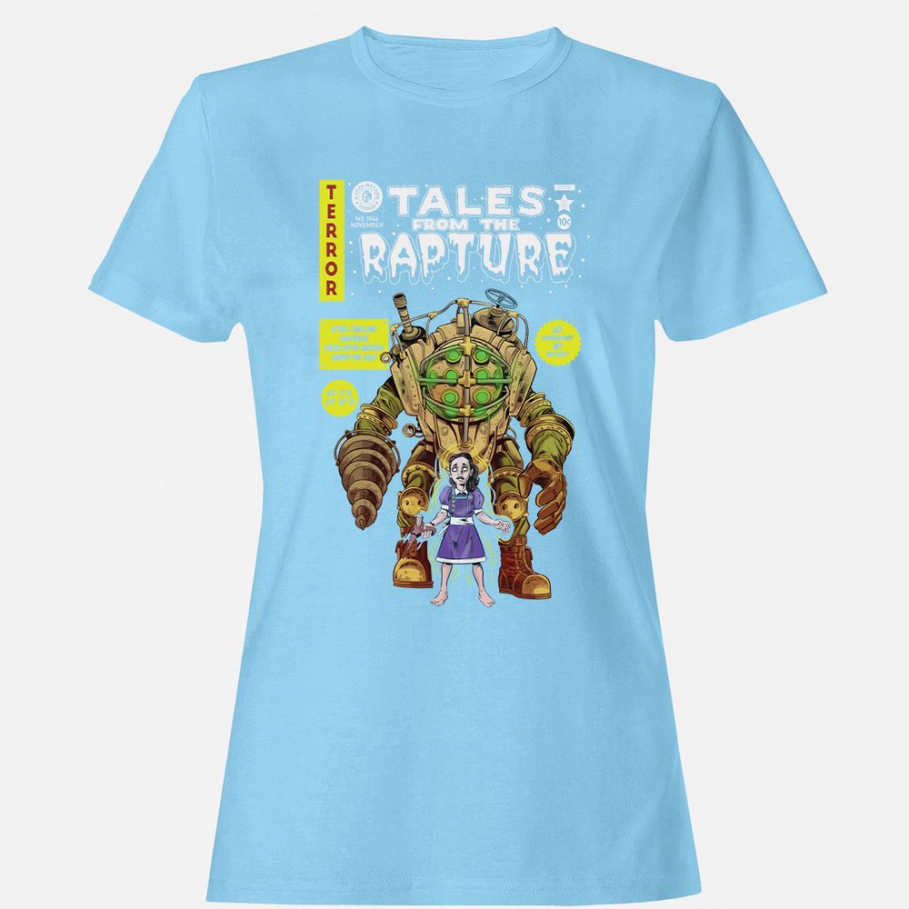 Women's T-Shirt - 96FZEA7Q - Light Blue - 8