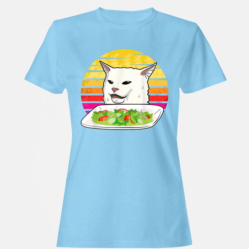 Women's T-Shirt - R1KDZL2K - Light Blue - 8