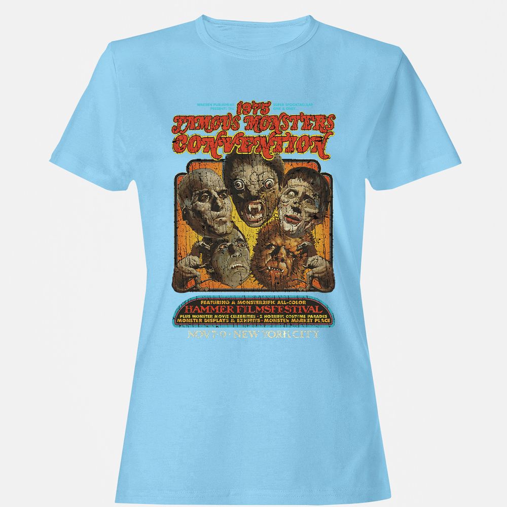Women's T-Shirt - KH8GQTSQ - Light Blue - 8