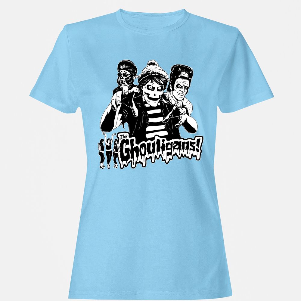 Women's T-Shirt - UXAKKG8D - Light Blue - 8