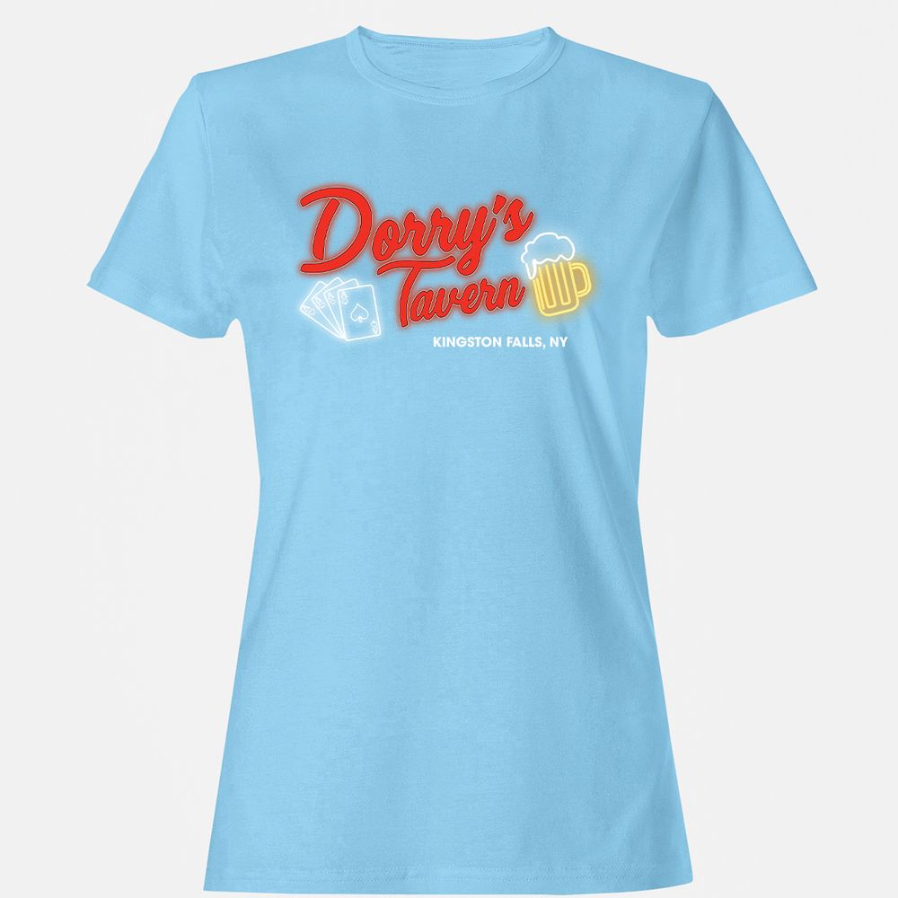 Women's T-Shirt - H9V4NVZF - Light Blue - 8