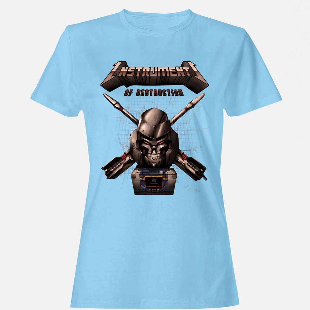 Women's T-Shirt - S3Y2QG4C - Light Blue - 8