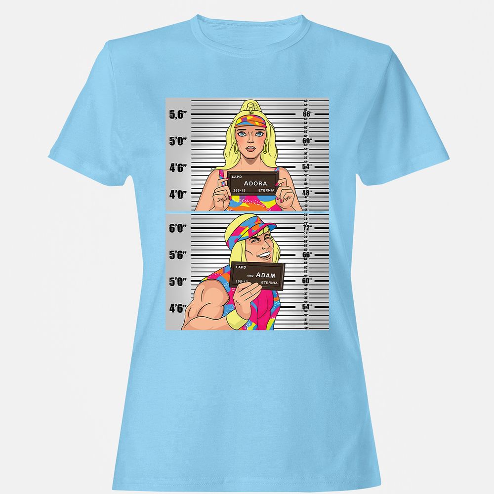Women's T-Shirt - 3XNPUGUH - Light Blue - 8