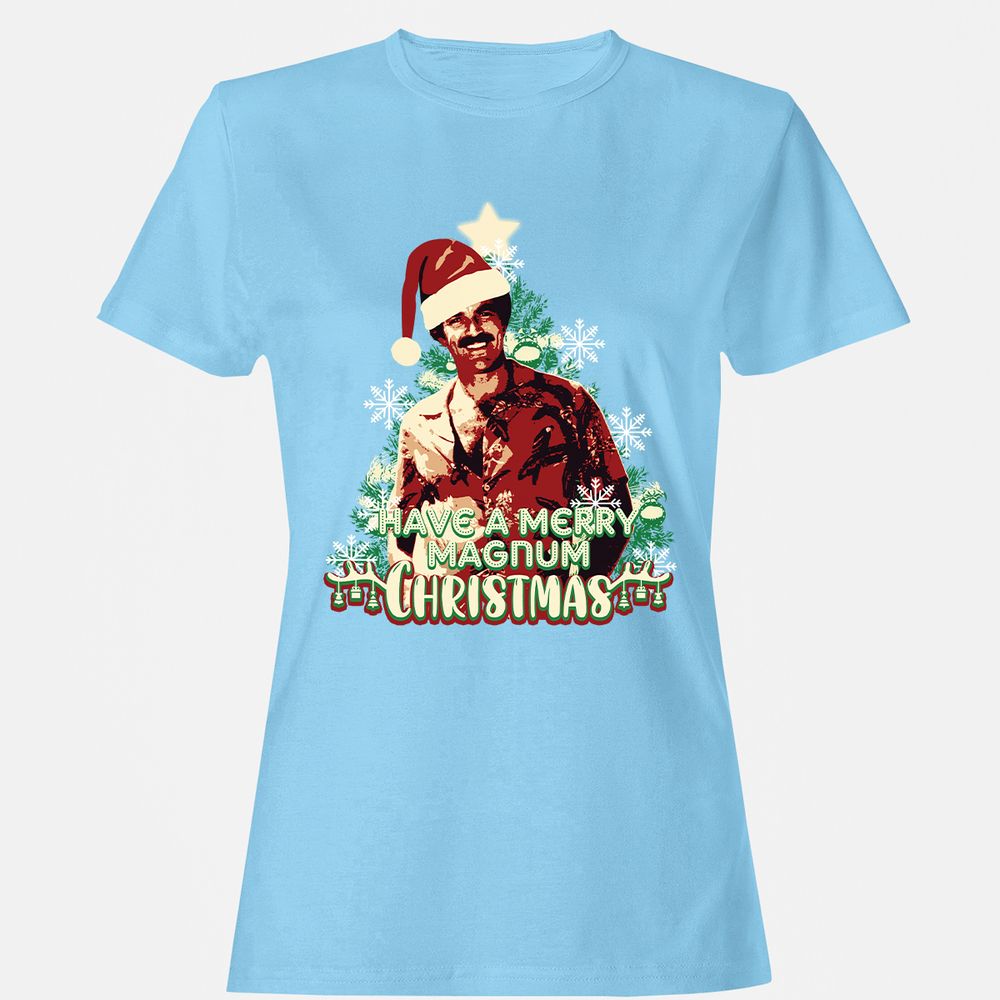 Women's T-Shirt - VZYWS3KJ - Light Blue - 8