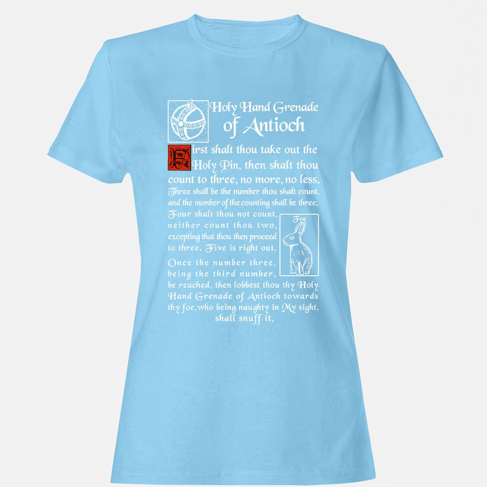 Women's T-Shirt - QKKVGXB8 - Light Blue - 8