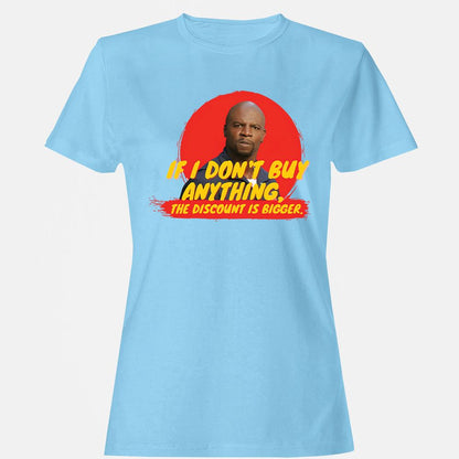 Women's T-Shirt - 9D28TGEM - Light Blue - 8