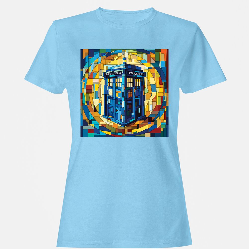 Women's T-Shirt - 98N7R2V2 - Light Blue - 8