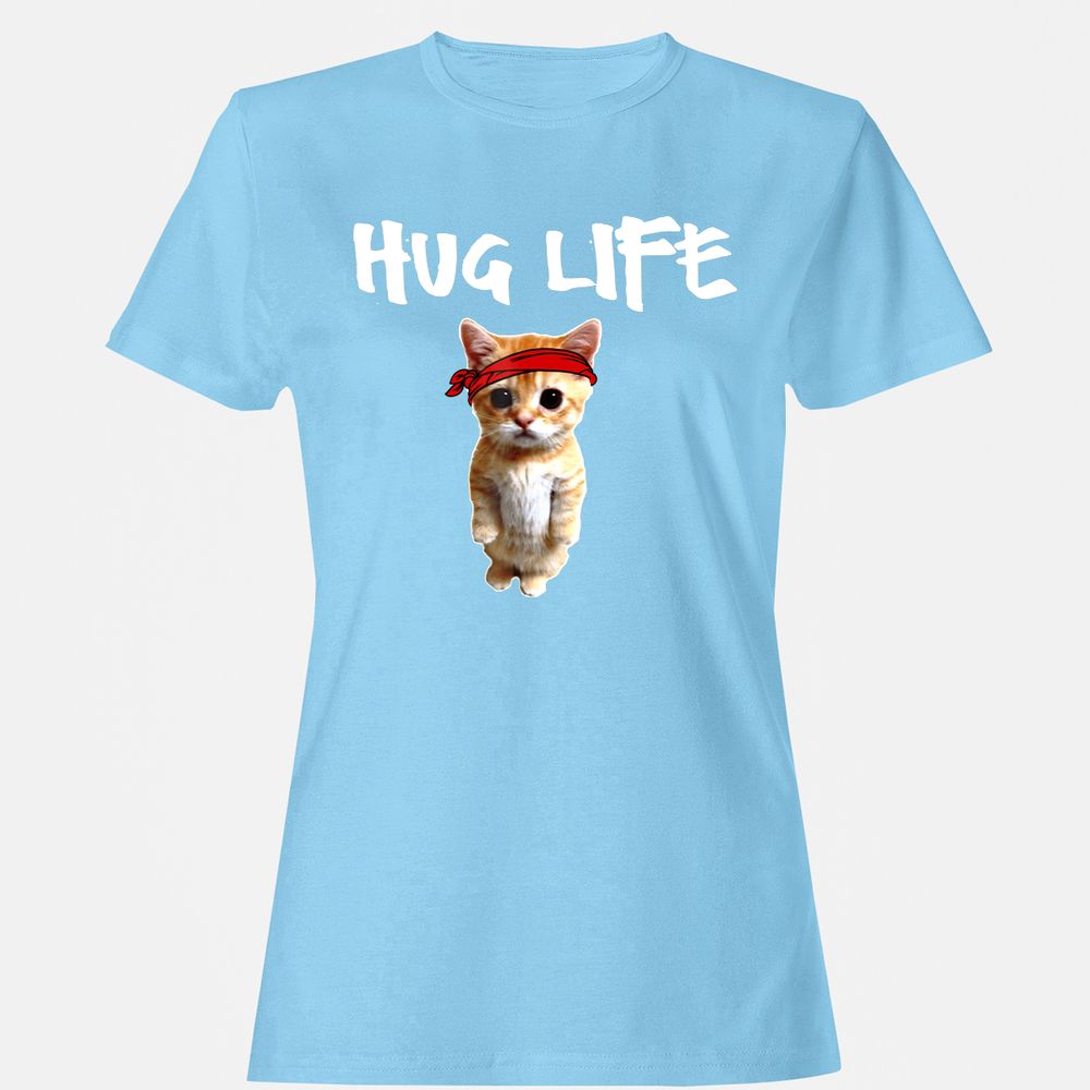 Women's T-Shirt - J27GZ2GQ - Light Blue - 8