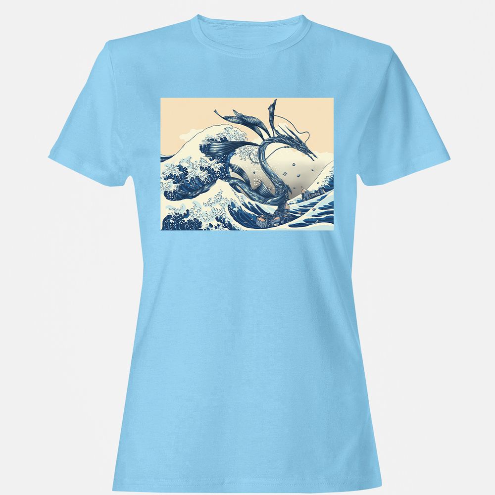 Women's T-Shirt - BG46CBZ3 - Light Blue - 8