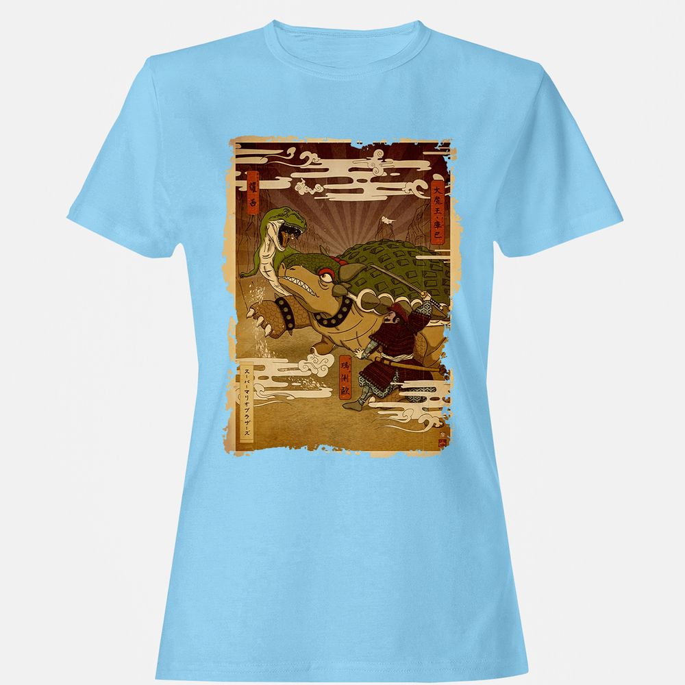 Women's T-Shirt - U76AYKCC - Light Blue - 8