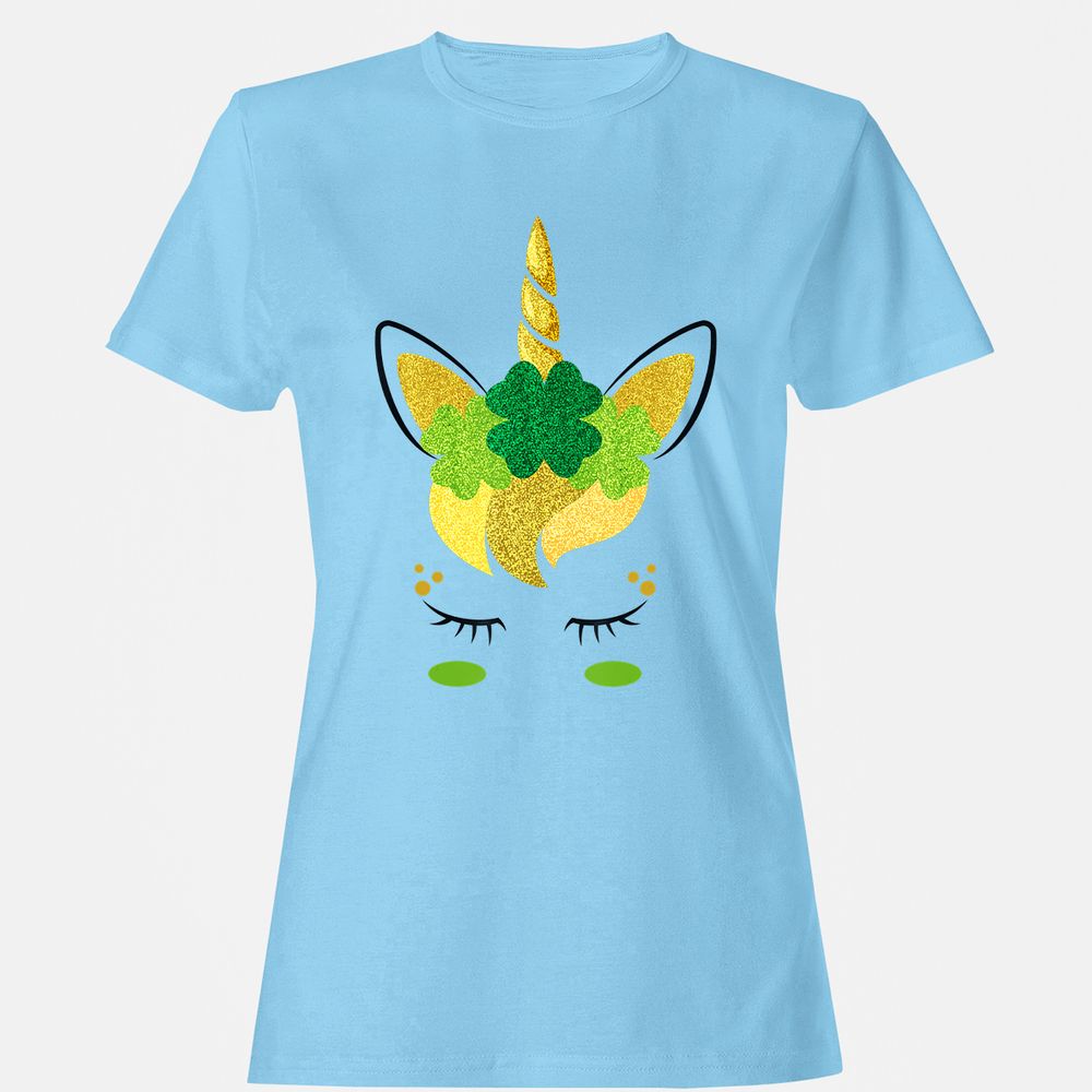 Women's T-Shirt - DP85UQ5K - Light Blue - 8