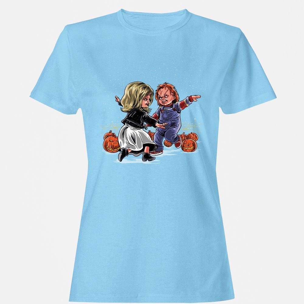 Women's T-Shirt - LN358ZDS - Light Blue - 8