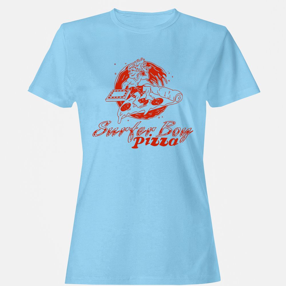 Women's T-Shirt - S5YMWWL6 - Light Blue - 8