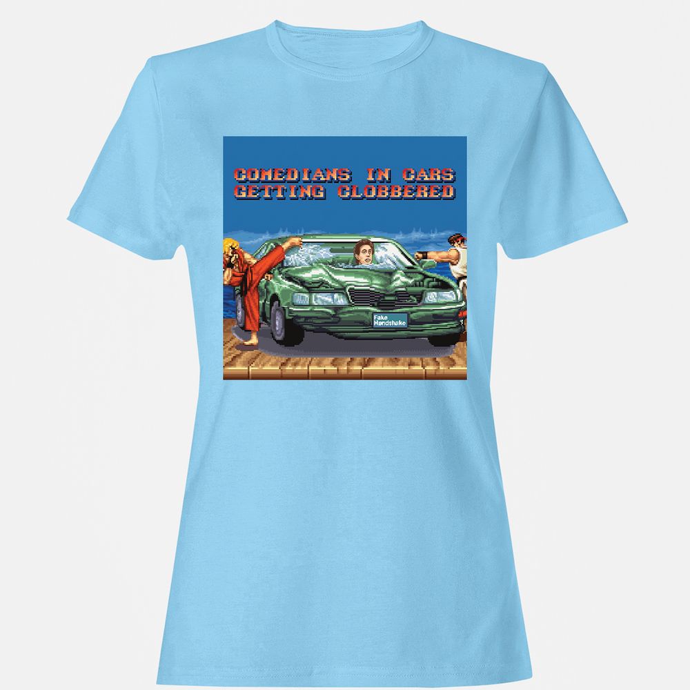 Women's T-Shirt - DX8CZP5R - Light Blue - 8