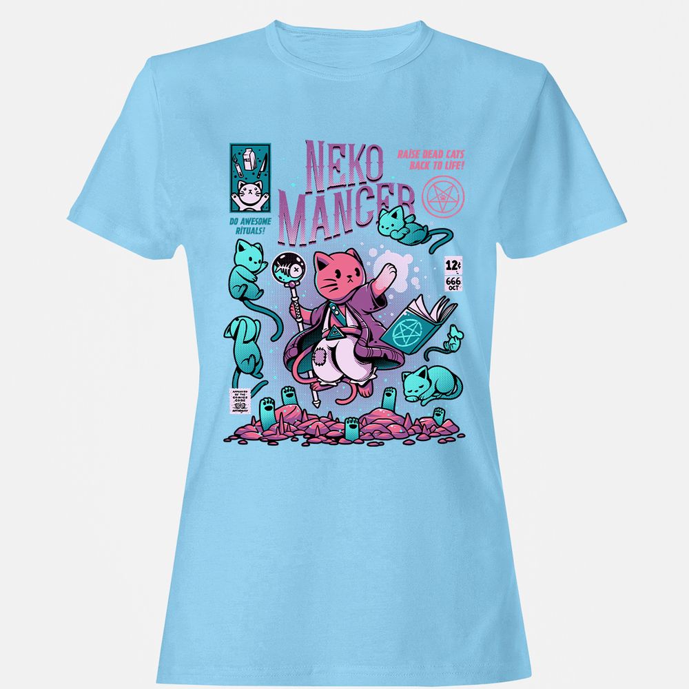 Women's T-Shirt - 8SHM7WXF - Light Blue - 8