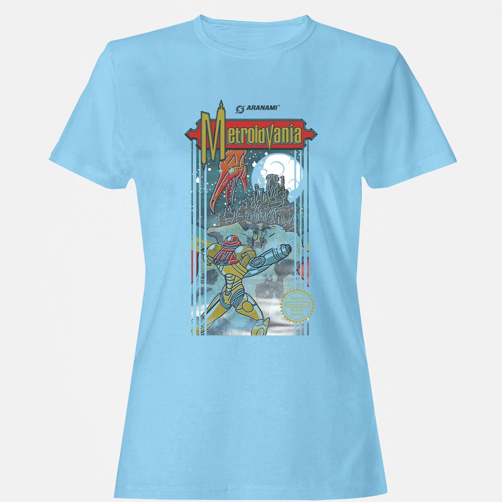 Women's T-Shirt - 9F36MRLN - Light Blue - 8