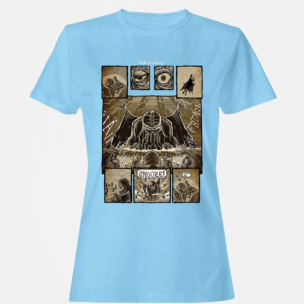 Women's T-Shirt - QQ2YNJD8 - Light Blue - 8