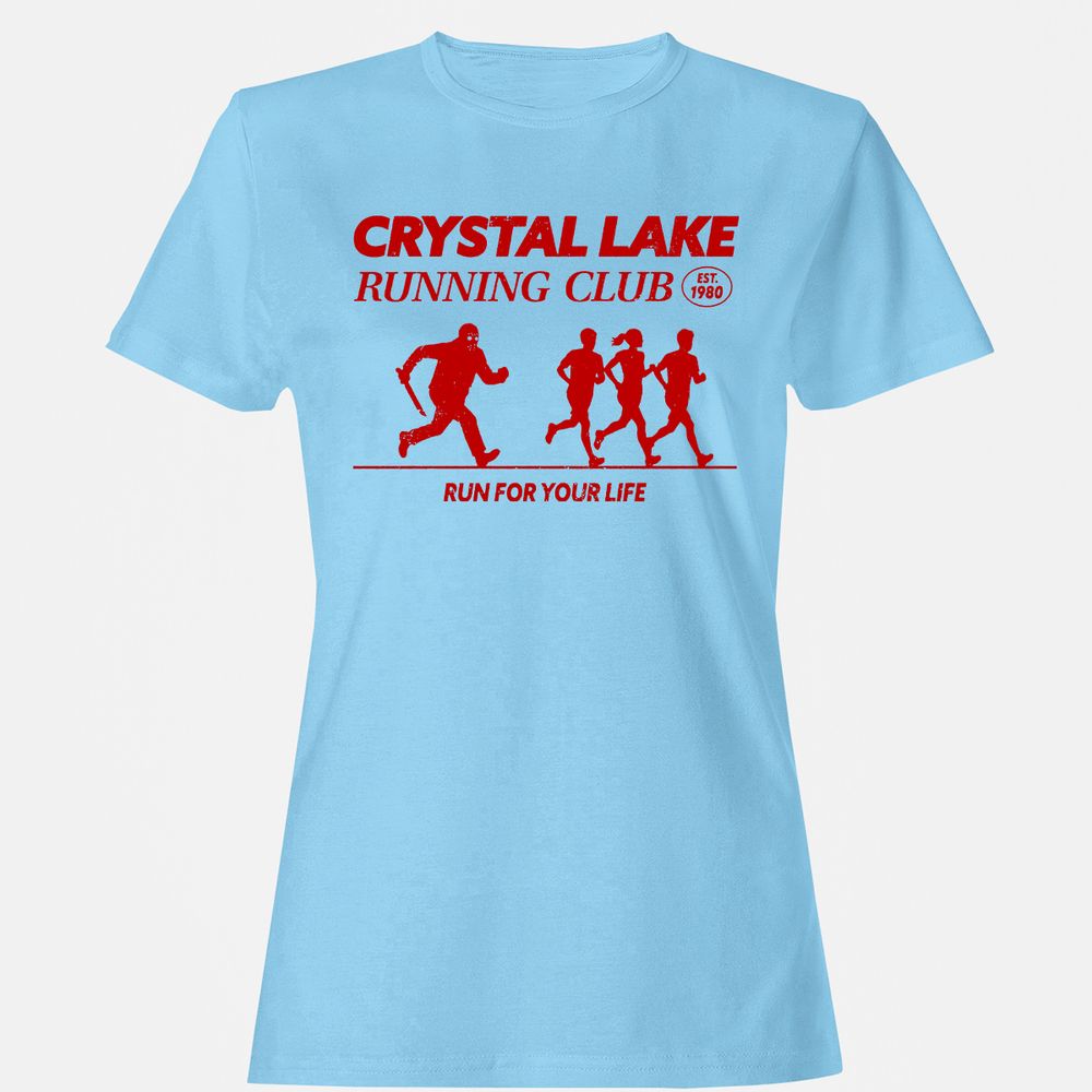 Women's T-Shirt - 4K6D5V9Z - Light Blue - 8