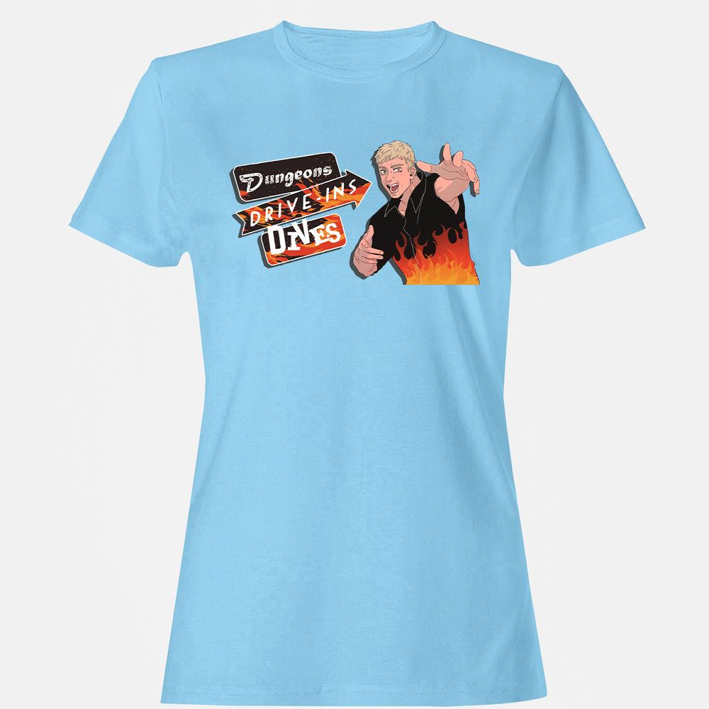 Women's T-Shirt - 82SXWV67 - Light Blue - 8