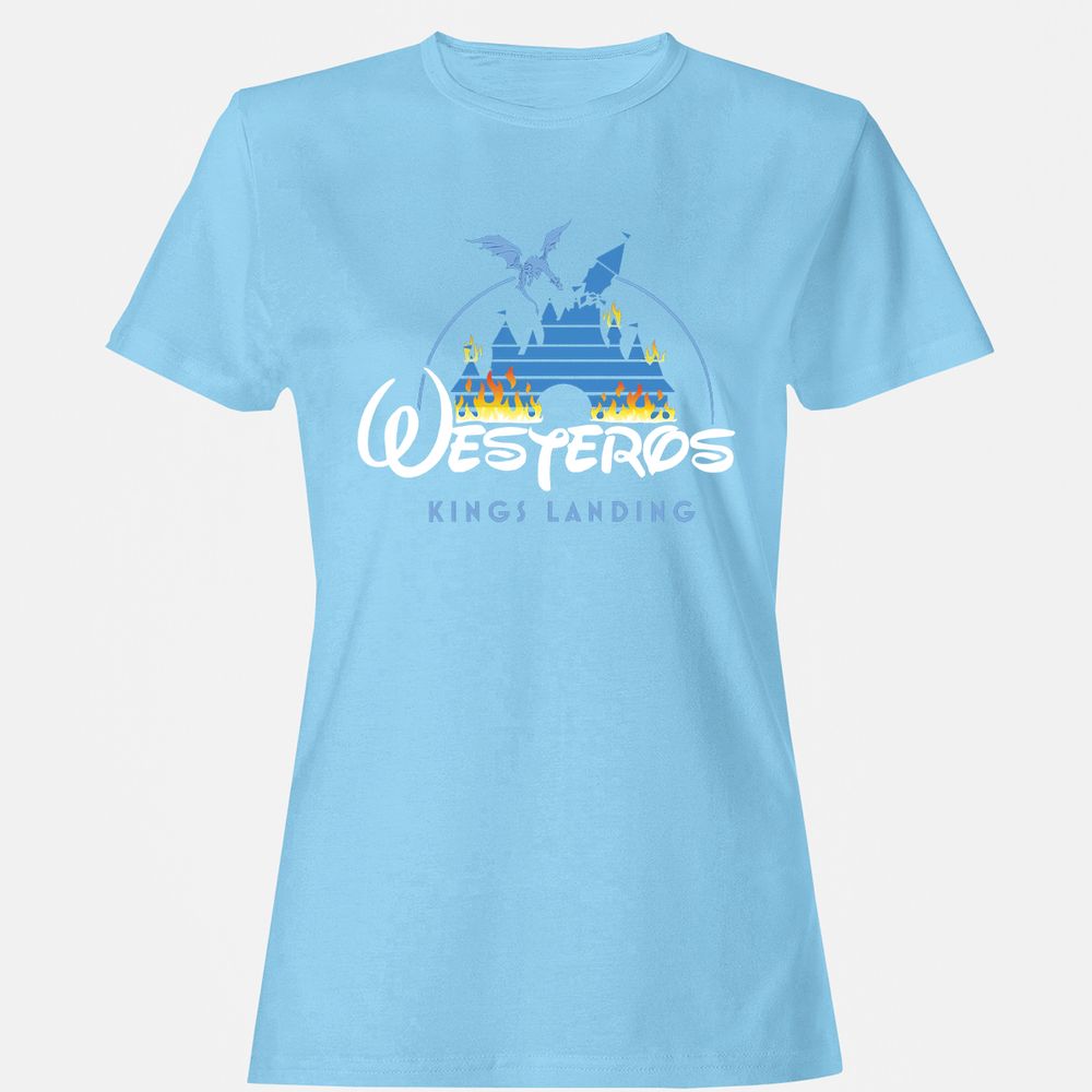 Women's T-Shirt - CHARGPJ9 - Light Blue - 8