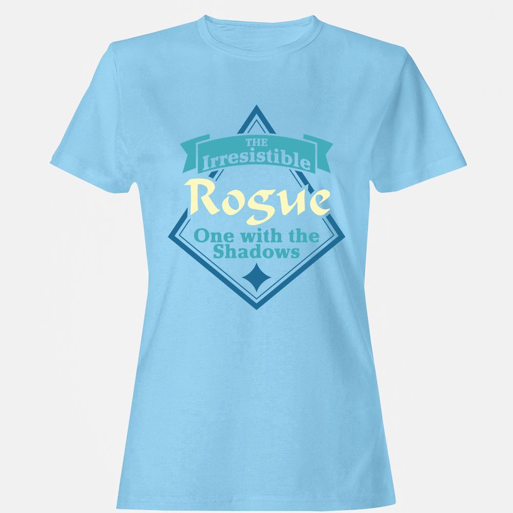 Women's T-Shirt - QE4GH7YP - Light Blue - 8