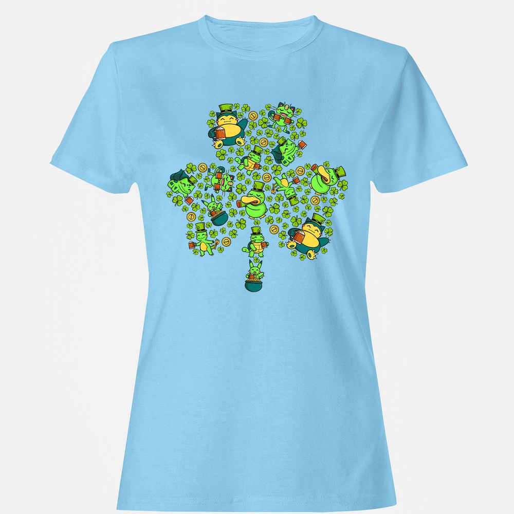 Women's T-Shirt - CRXS8AKH - Light Blue - 8