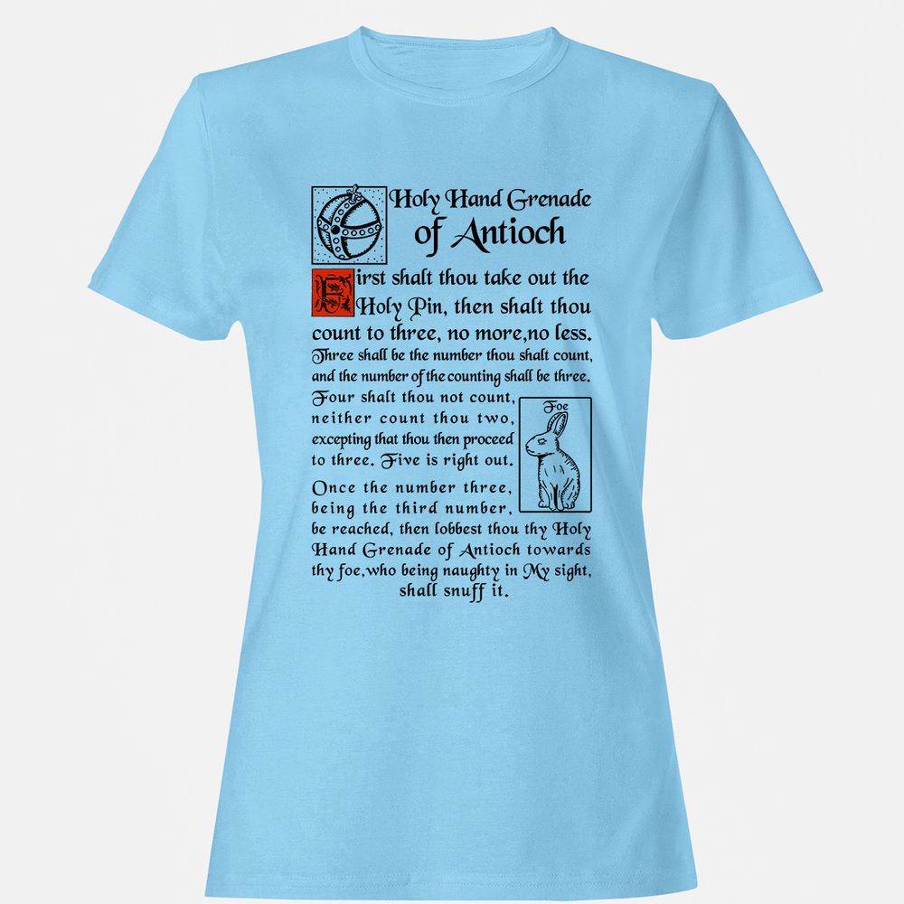 Women's T-Shirt - GAB1VXFU - Light Blue - 8