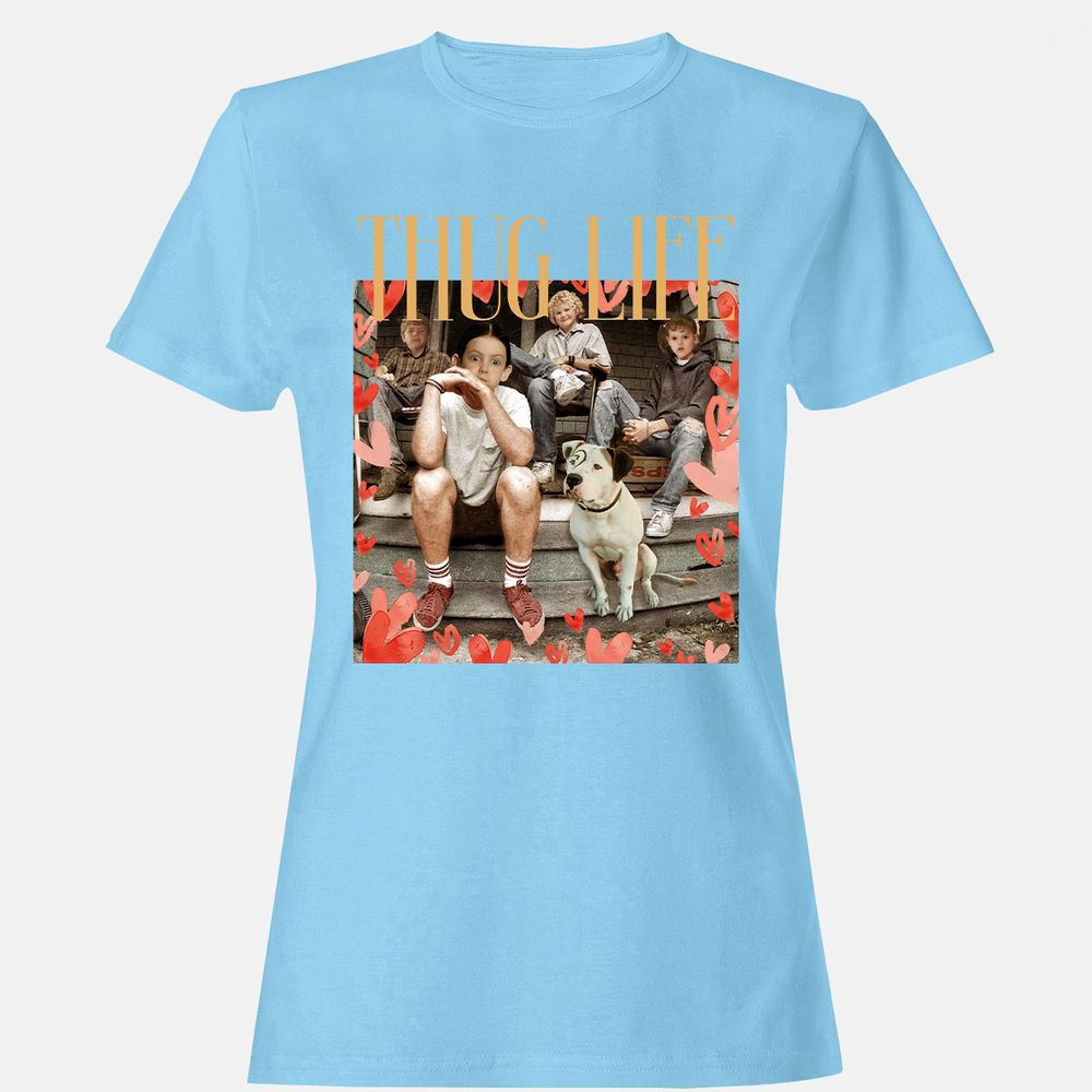 Women's T-Shirt - VQSKMANH - Light Blue - 8