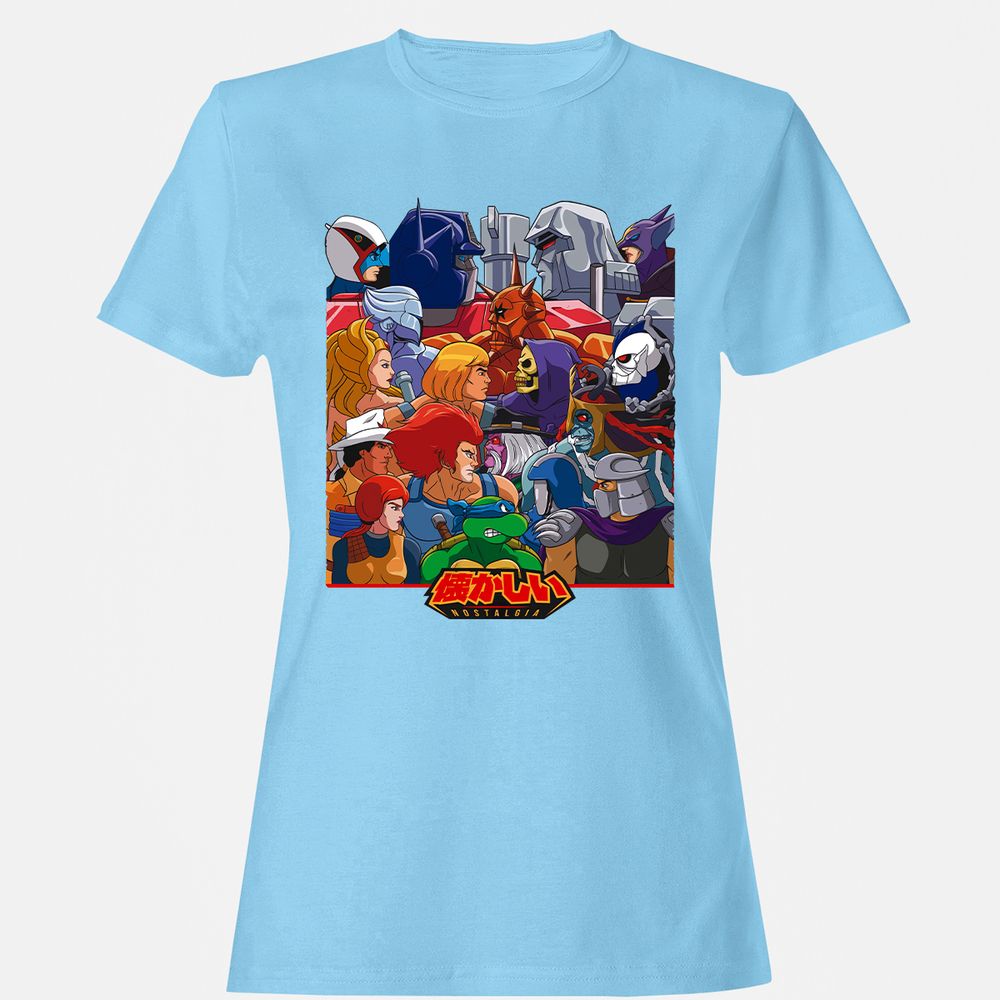 Women's T-Shirt - 4BKAL3WB - Light Blue - 8