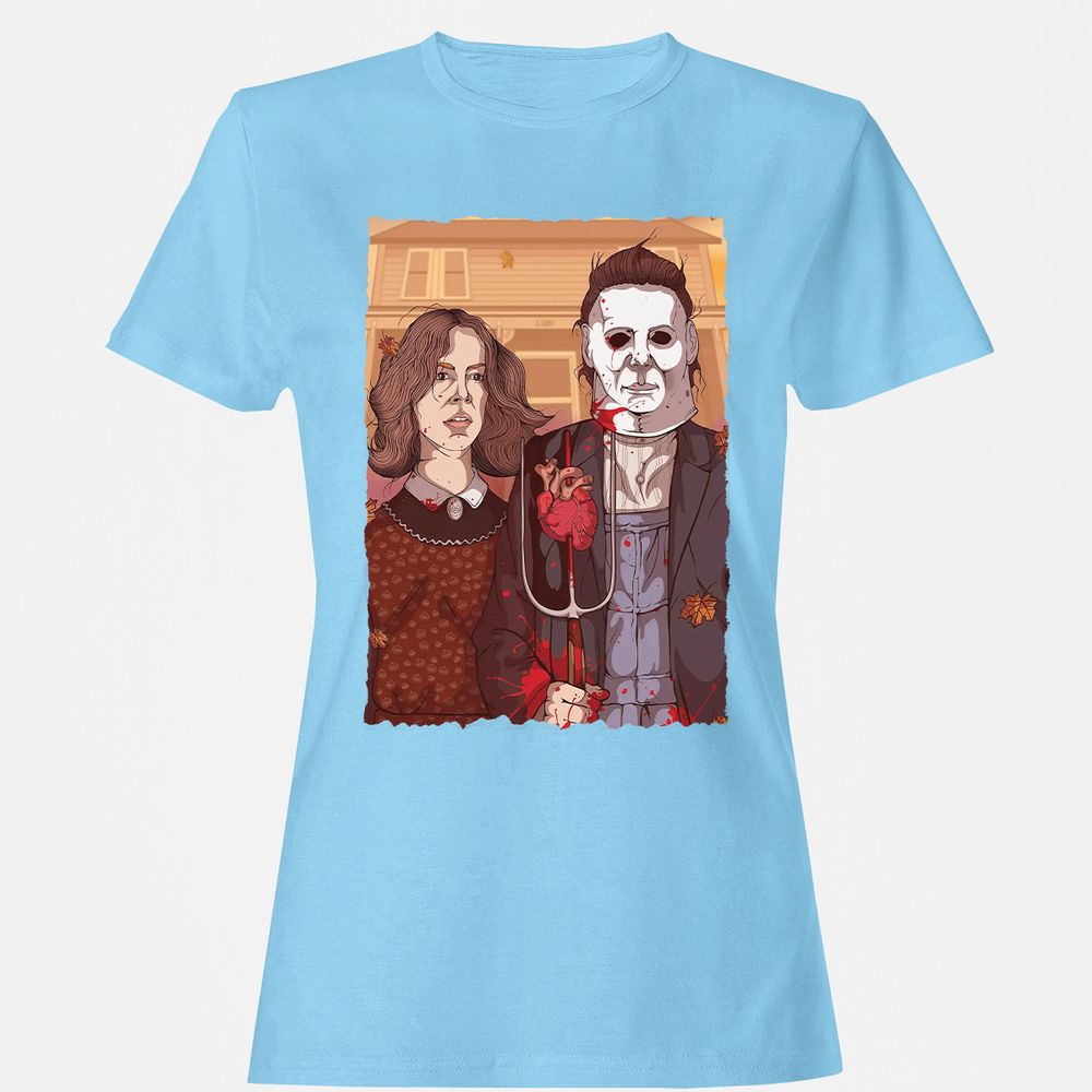 Women's T-Shirt - W82Z2YNA - Light Blue - 8