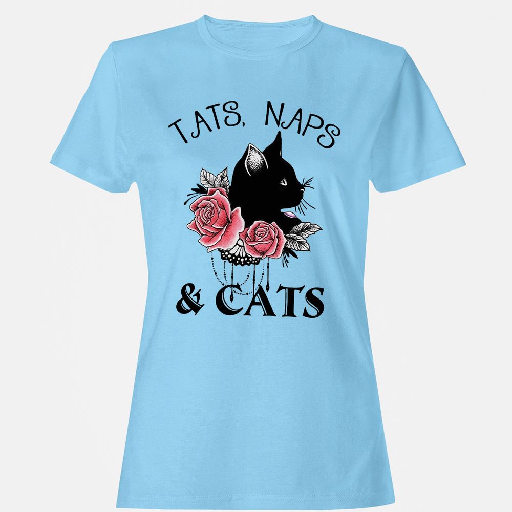 Women's T-Shirt - PF5NY93Y - Light Blue - 8