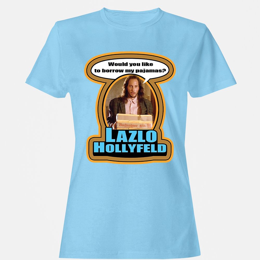 Women's T-Shirt - X4KAH1JK - Light Blue - 8